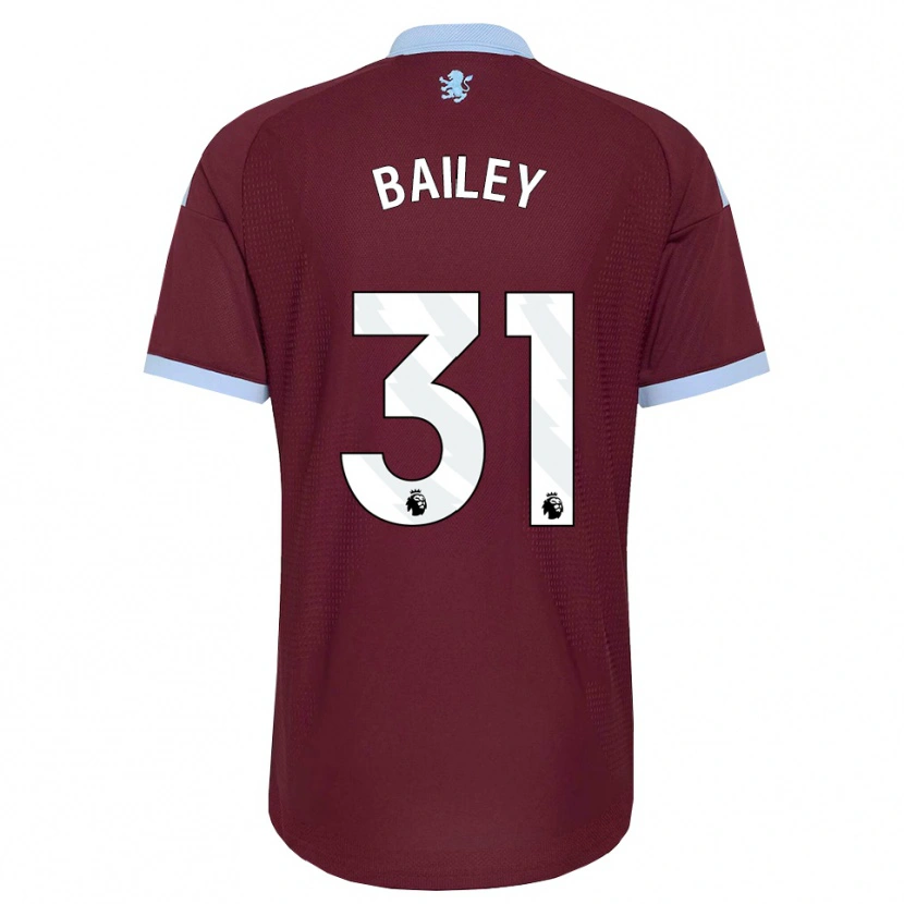 Danxen Niño Camiseta Leon Bailey #31 Azulaciano Borgoña 1ª Equipación 2026/27 La Camisa