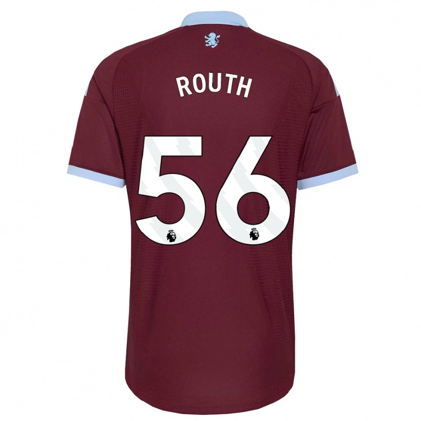 Danxen Niño Camiseta Leon Routh #56 Azulaciano Borgoña 1ª Equipación 2026/27 La Camisa