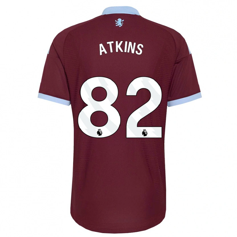 Danxen Niño Camiseta Clay Atkins #82 Azulaciano Borgoña 1ª Equipación 2026/27 La Camisa