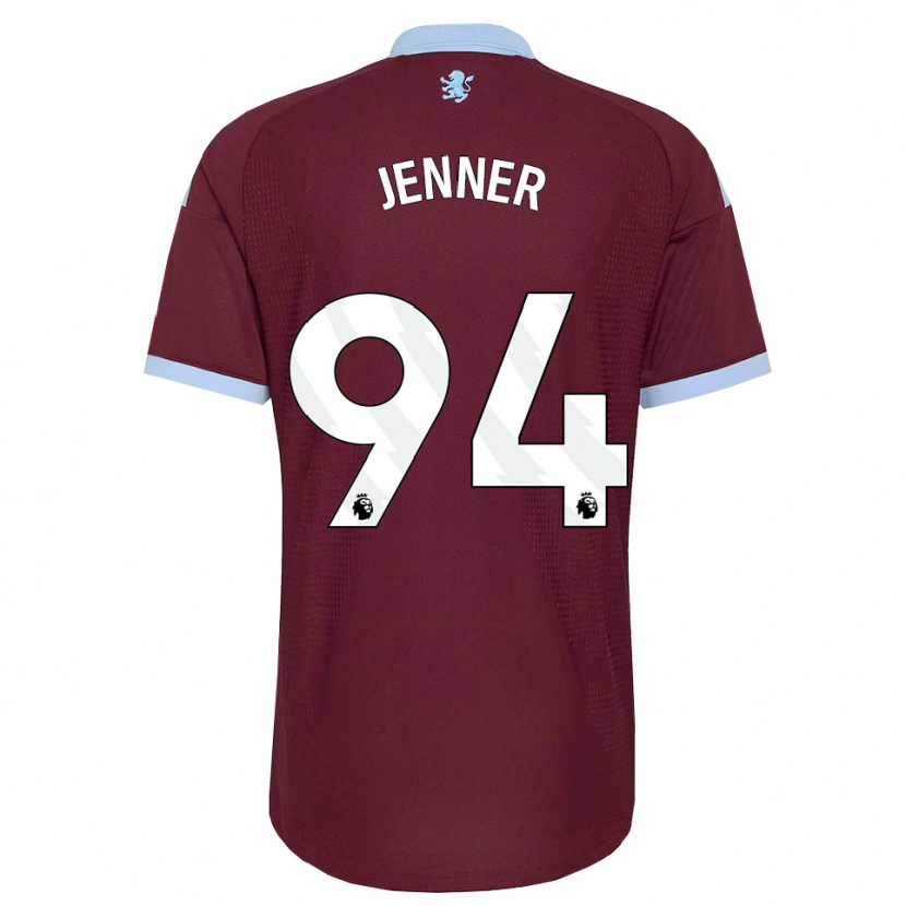 Danxen Niño Camiseta Max Jenner #94 Azulaciano Borgoña 1ª Equipación 2026/27 La Camisa