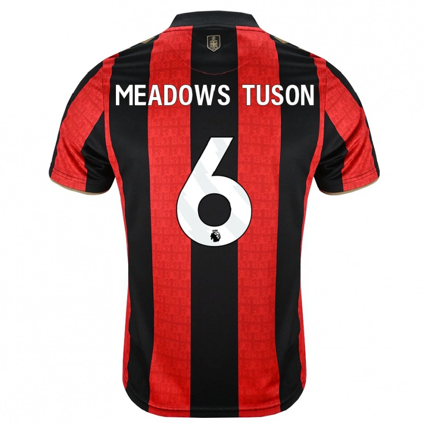 Danxen Niño Camiseta Freya Meadows Tuson #6 Goldenrod Rojo Negro 1ª Equipación 2026/27 La Camisa