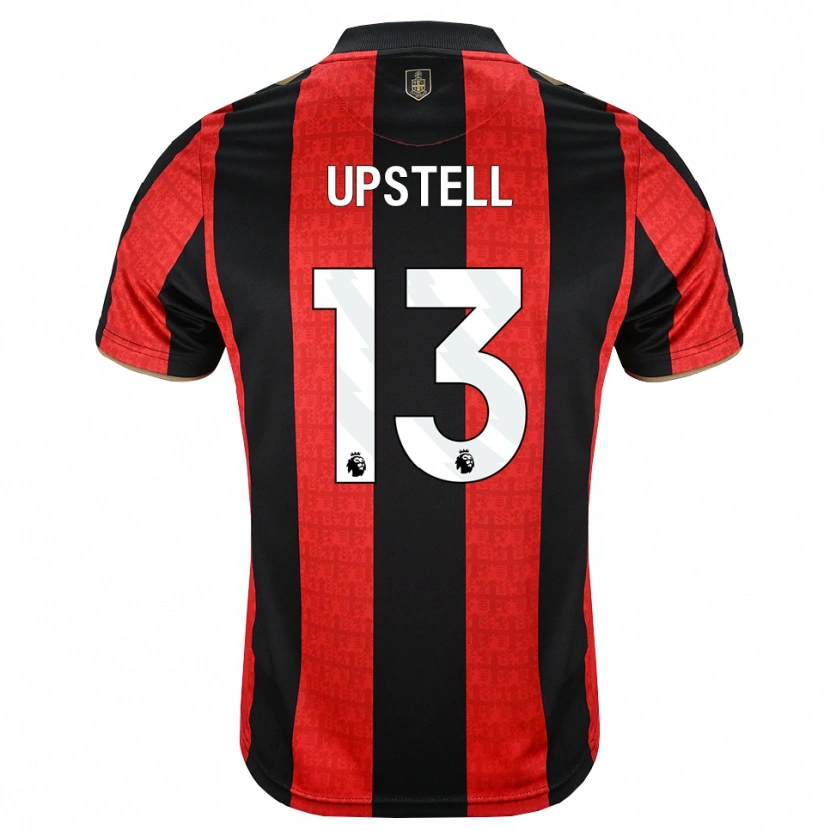 Danxen Niño Camiseta Will Upstell #13 Goldenrod Rojo Negro 1ª Equipación 2026/27 La Camisa