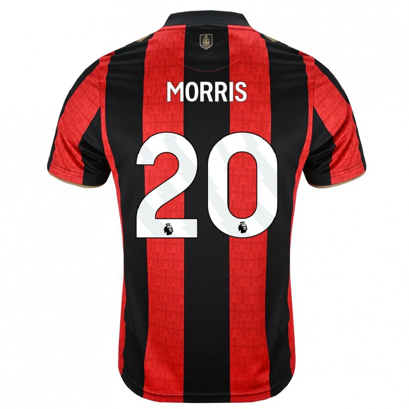 Danxen Niño Camiseta Caitlin Morris #20 Goldenrod Rojo Negro 1ª Equipación 2026/27 La Camisa