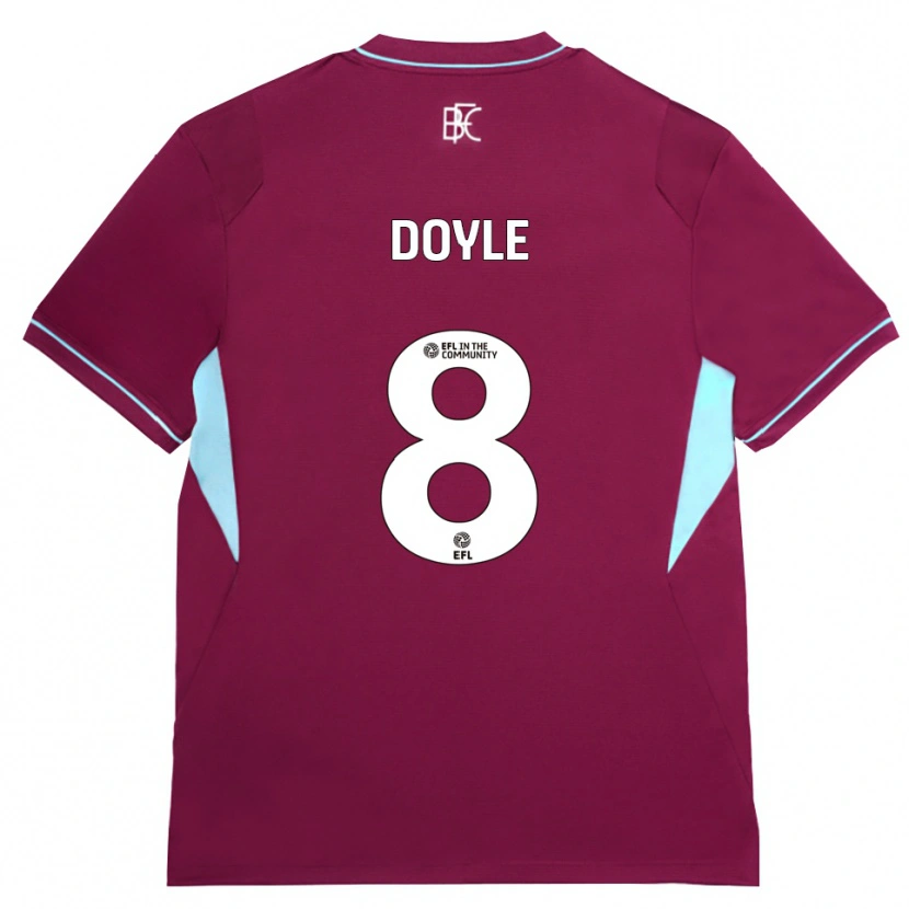 Danxen Niño Camiseta Emma Doyle #8 Borgoña Verde 1ª Equipación 2026/27 La Camisa