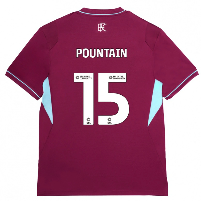 Danxen Niño Camiseta Nathan Pountain #15 Borgoña Verde 1ª Equipación 2026/27 La Camisa