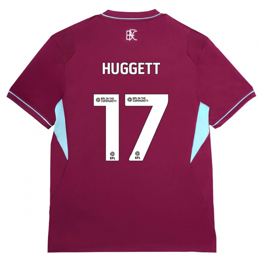 Danxen Niño Camiseta Aiden Huggett #17 Borgoña Verde 1ª Equipación 2026/27 La Camisa