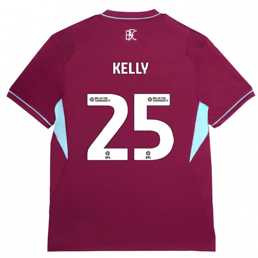 Danxen Niño Camiseta Aimee Kelly #25 Borgoña Verde 1ª Equipación 2026/27 La Camisa