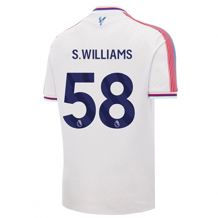 Danxen Niño Camiseta Seb Williams #58 Blanco Rojo Azul 1ª Equipación 2026/27 La Camisa