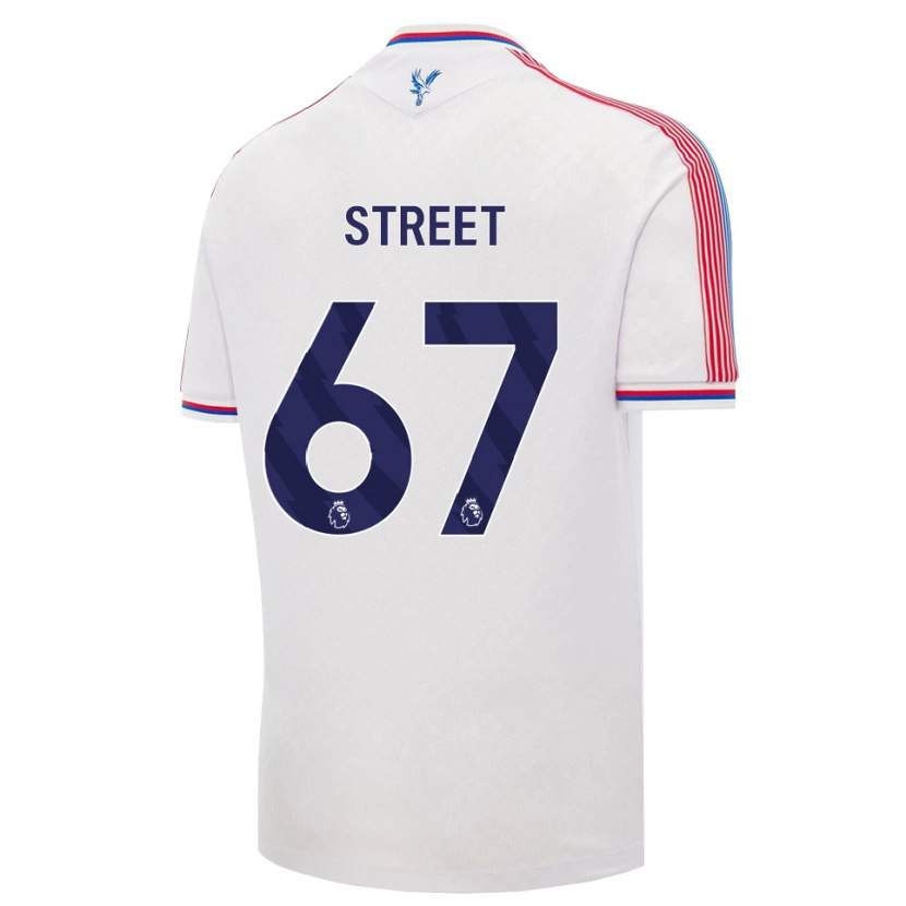 Danxen Niño Camiseta Rob Street #67 Blanco Rojo Azul 1ª Equipación 2026/27 La Camisa
