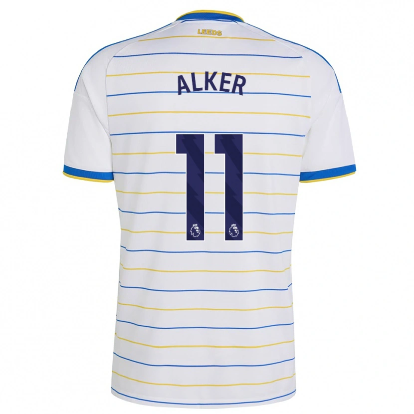Danxen Niño Camiseta Samuel Alker #11 Rojo Amarillo Azul 1ª Equipación 2026/27 La Camisa