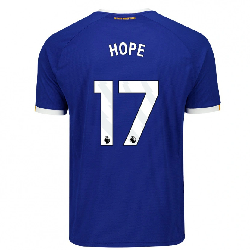 Danxen Niño Camiseta Lucy Hope #17 Azul Blanco Amarillo 1ª Equipación 2026/27 La Camisa