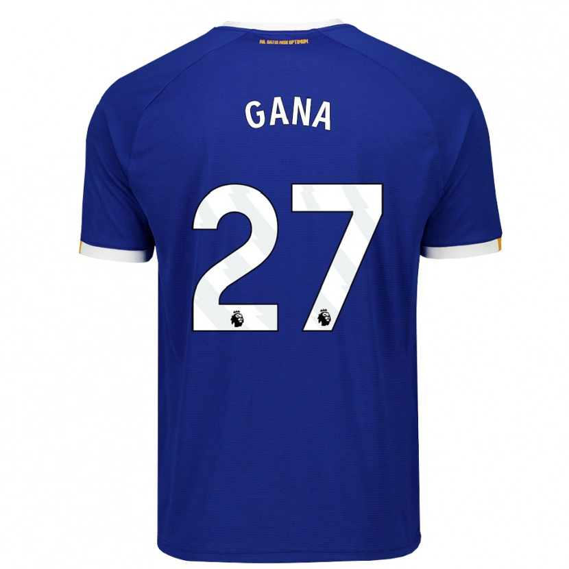 Danxen Niño Camiseta Idrissa Gueye #27 Azul Blanco Amarillo 1ª Equipación 2026/27 La Camisa