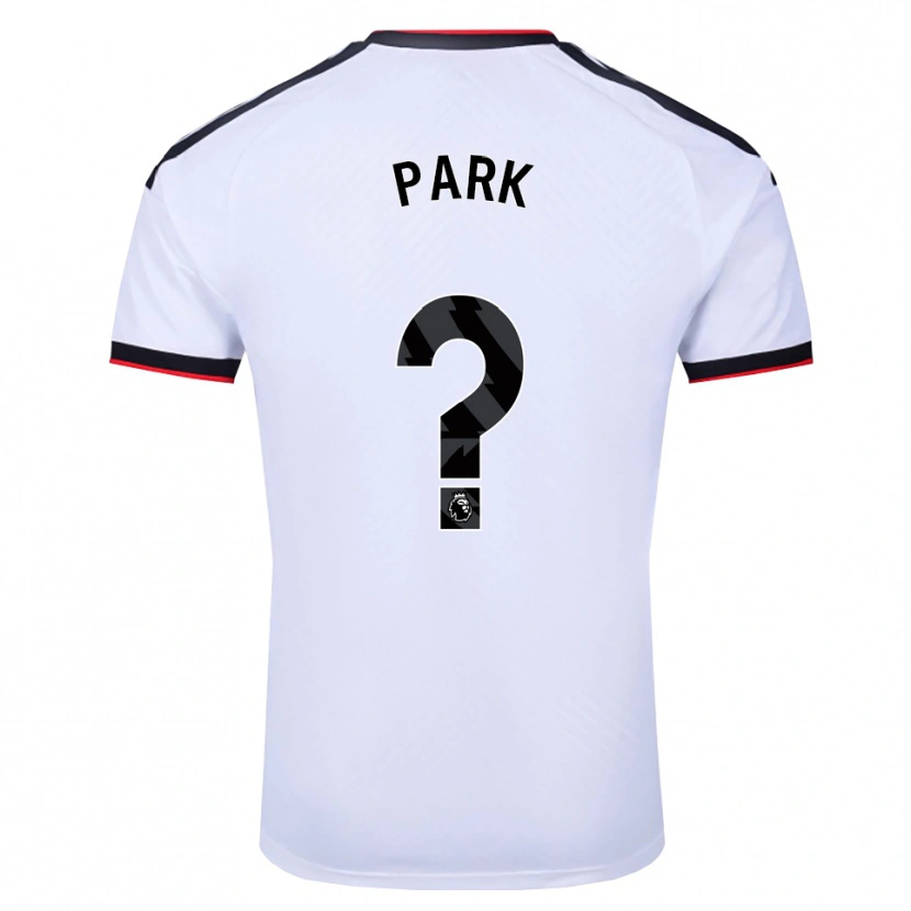 Danxen Niño Camiseta Damon Park #0 Blanco Negro Rojo 1ª Equipación 2026/27 La Camisa