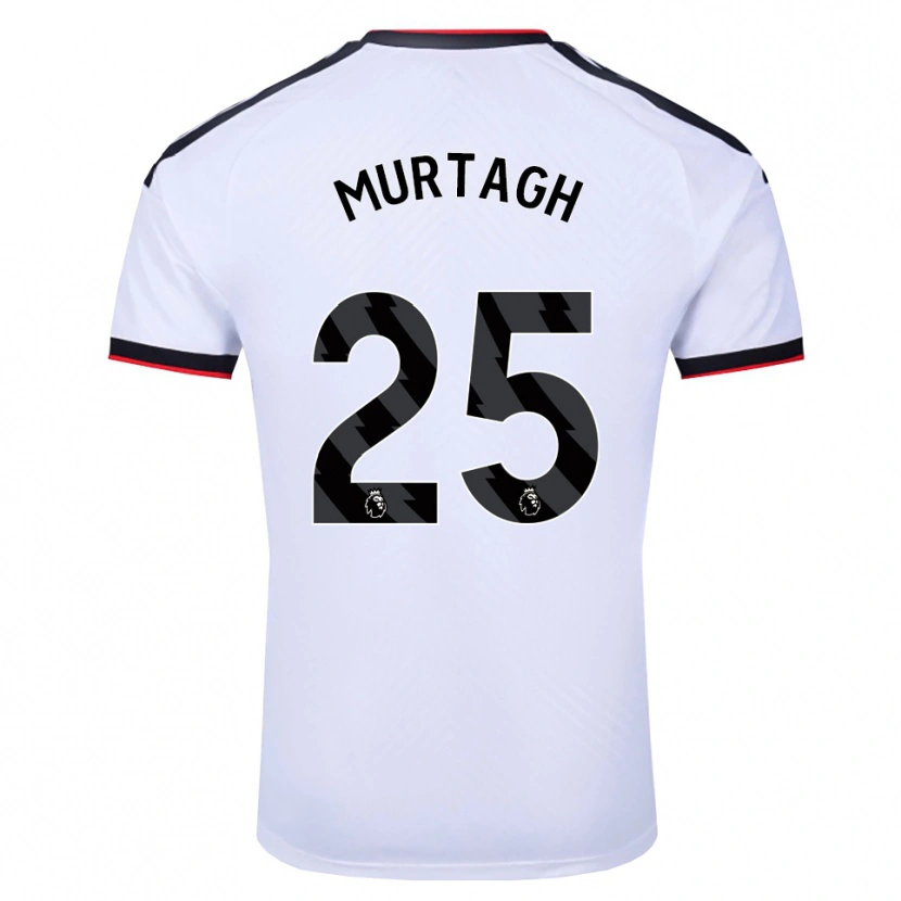 Danxen Niño Camiseta Ruby Murtagh #25 Blanco Negro Rojo 1ª Equipación 2026/27 La Camisa