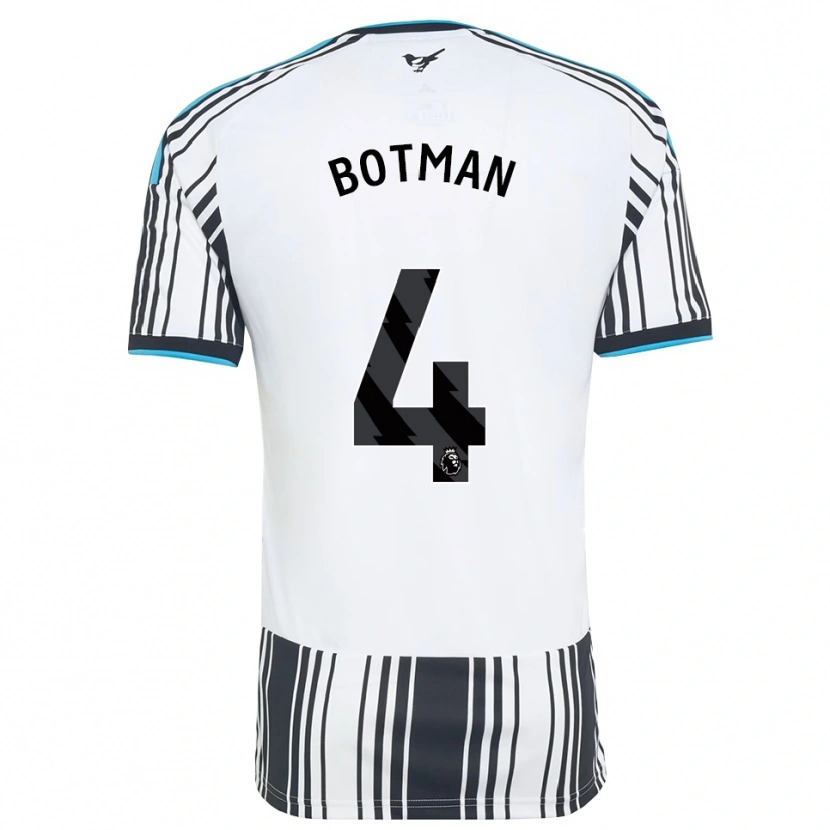 Danxen Niño Camiseta Sven Botman #4 Azulcielo Negro Blanco 1ª Equipación 2026/27 La Camisa