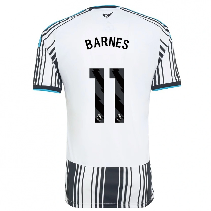 Danxen Niño Camiseta Harvey Barnes #11 Azulcielo Negro Blanco 1ª Equipación 2026/27 La Camisa