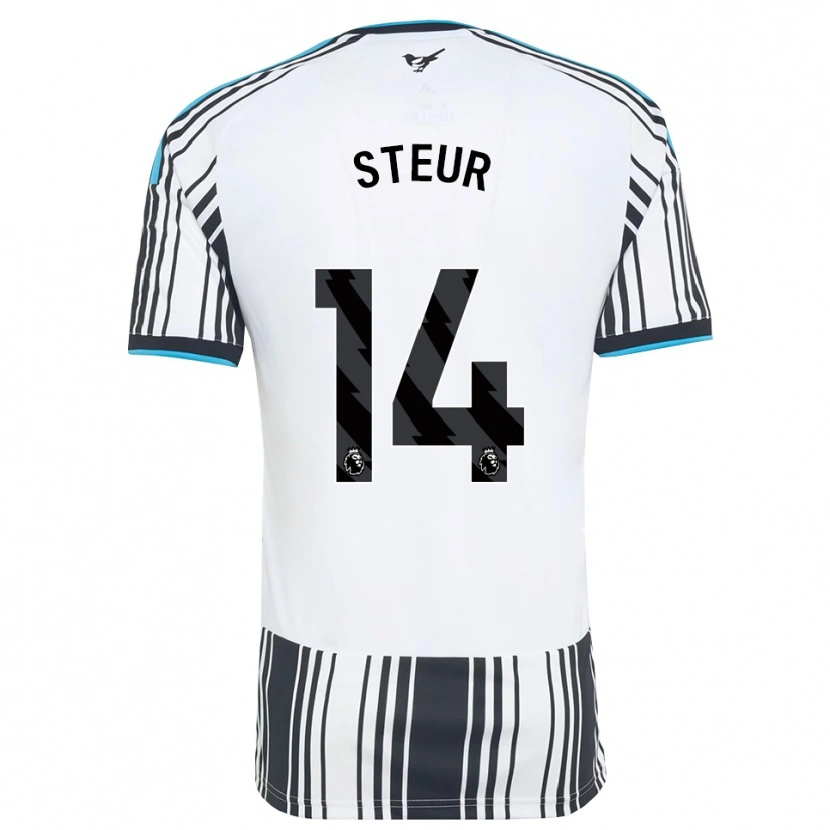 Danxen Niño Camiseta Sean Steur #14 Azulcielo Negro Blanco 1ª Equipación 2026/27 La Camisa