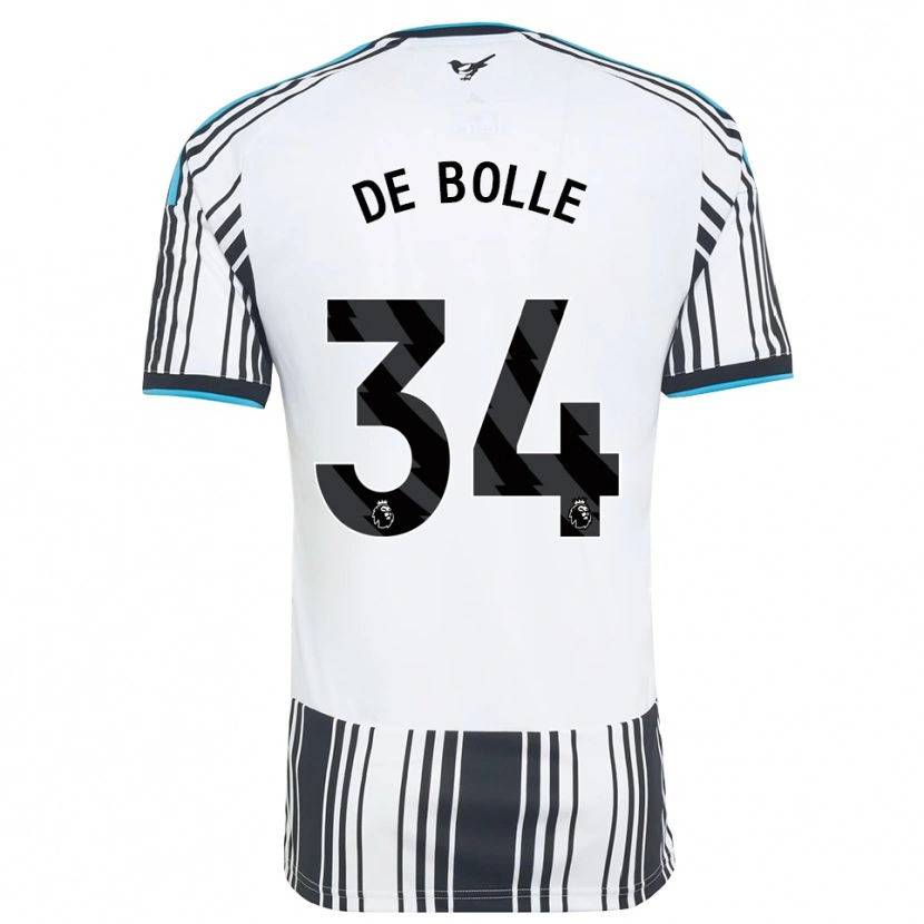 Danxen Niño Camiseta Lucas De Bolle #34 Azulcielo Negro Blanco 1ª Equipación 2026/27 La Camisa