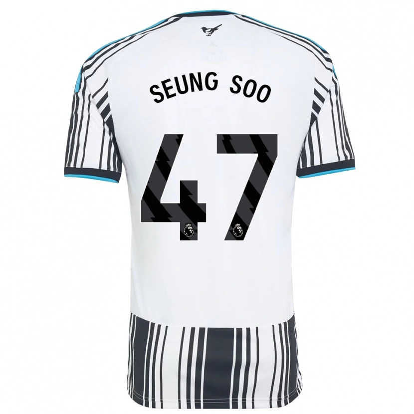 Danxen Niño Camiseta Seung-Soo Park #47 Azulcielo Negro Blanco 1ª Equipación 2026/27 La Camisa