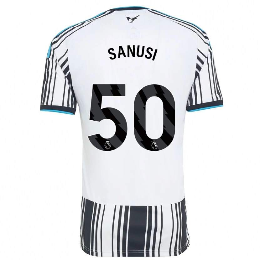 Danxen Niño Camiseta Trevan Sanusi #50 Azulcielo Negro Blanco 1ª Equipación 2026/27 La Camisa