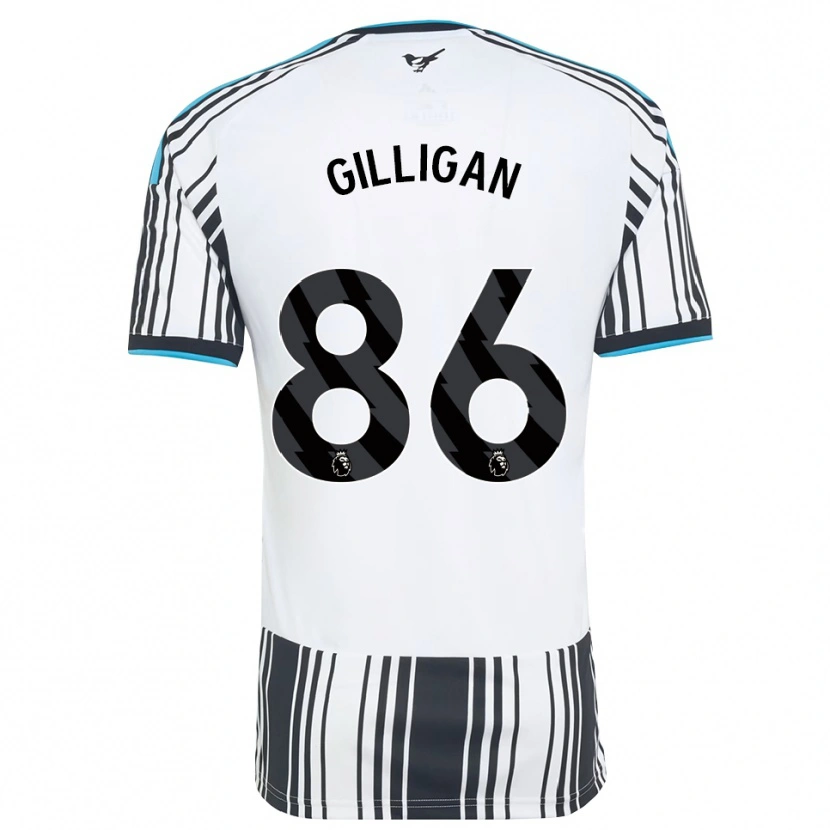 Danxen Niño Camiseta Luke Gilligan #86 Azulcielo Negro Blanco 1ª Equipación 2026/27 La Camisa