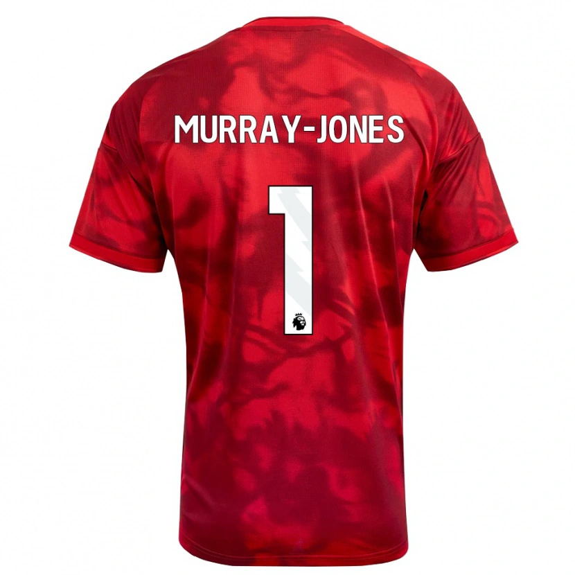 Danxen Niño Camiseta George Murray-Jones #1 Carmesí Blanco 1ª Equipación 2026/27 La Camisa