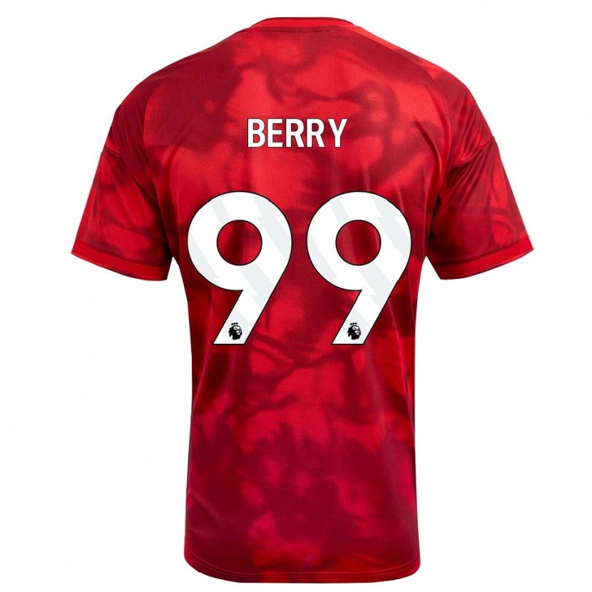 Danxen Niño Camiseta Adam Berry #99 Carmesí Blanco 1ª Equipación 2026/27 La Camisa