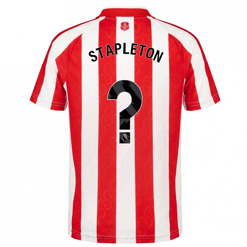Danxen Niño Camiseta Jessie Stapleton #0 Rojo Blanco Negro 1ª Equipación 2026/27 La Camisa