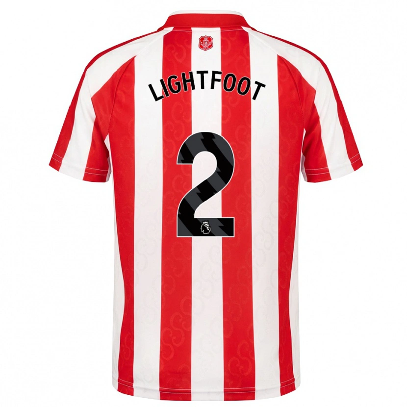 Danxen Niño Camiseta Archie Lightfoot #2 Rojo Blanco Negro 1ª Equipación 2026/27 La Camisa