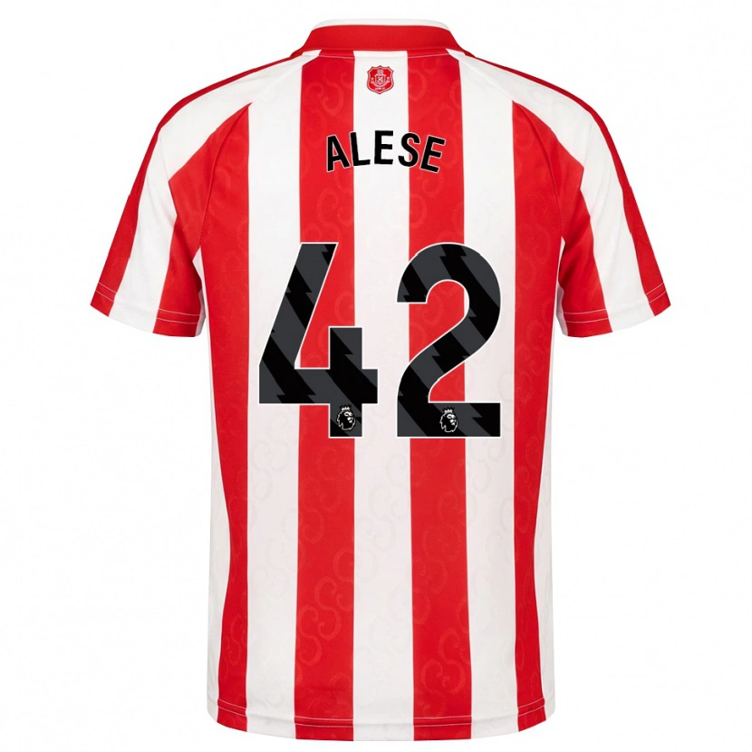 Danxen Niño Camiseta Aji Alese #42 Rojo Blanco Negro 1ª Equipación 2026/27 La Camisa