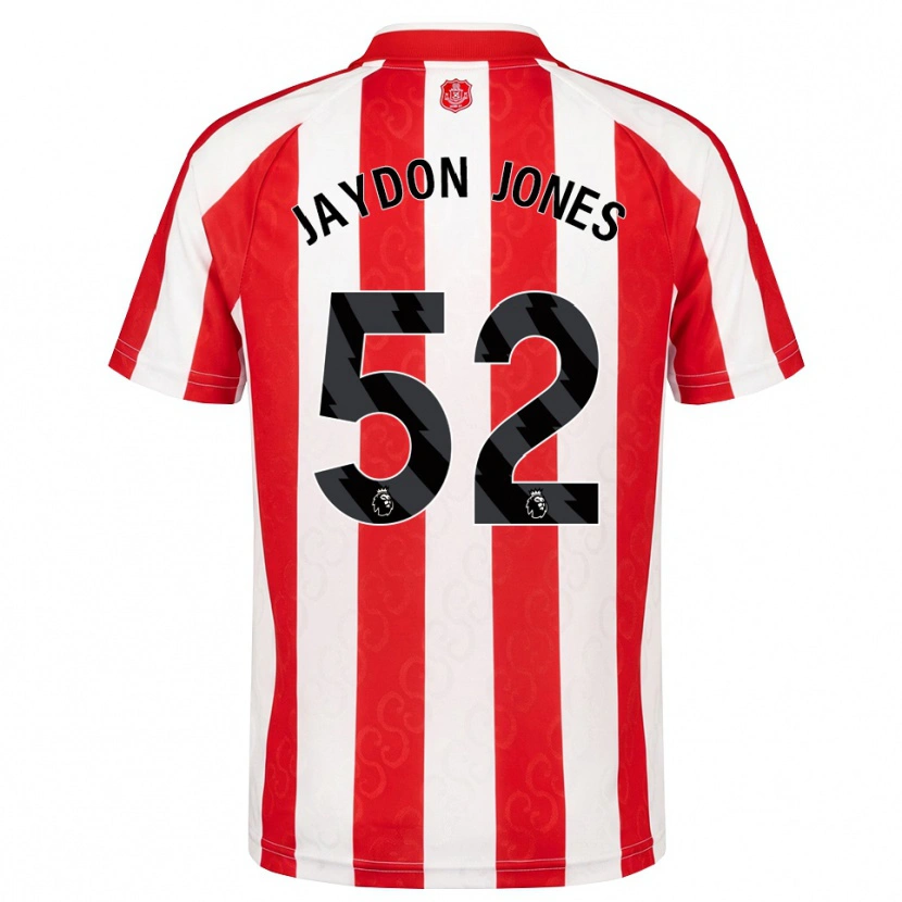 Danxen Niño Camiseta Jaydon Jones #52 Rojo Blanco Negro 1ª Equipación 2026/27 La Camisa