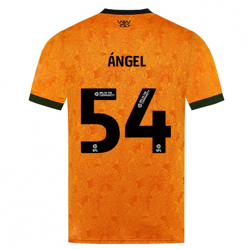 Danxen Niño Camiseta Dani Ángel #54 Naranja Negro 1ª Equipación 2026/27 La Camisa