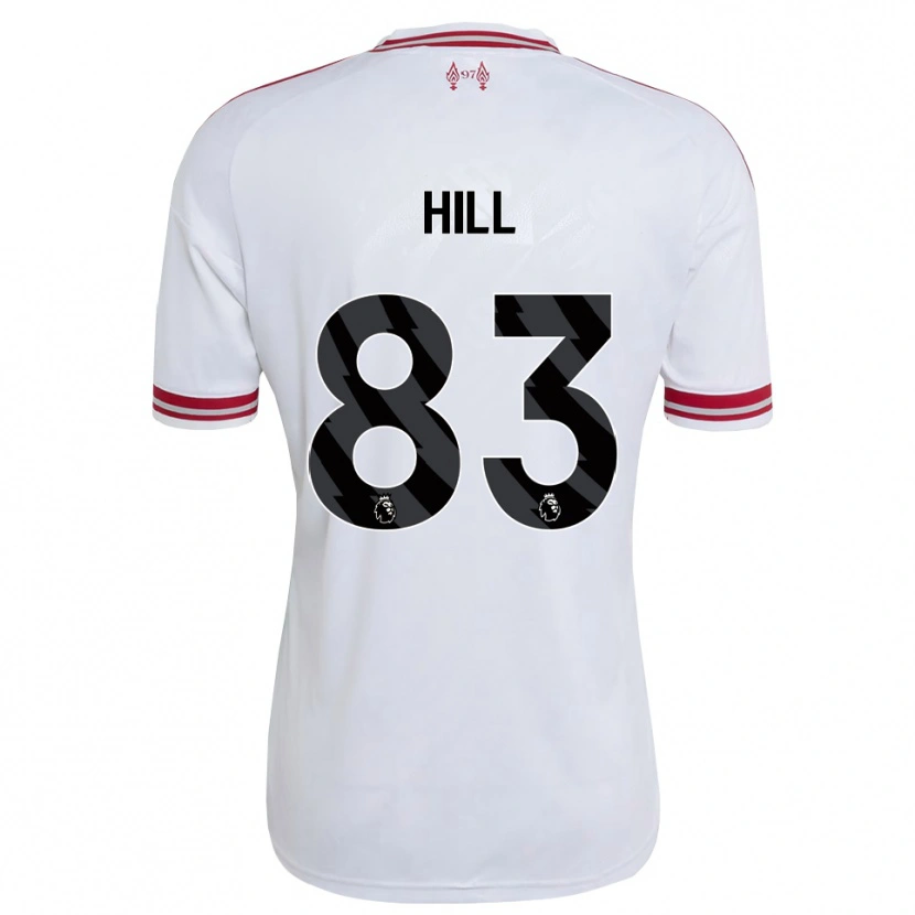Danxen Niño Camiseta Thomas Hill #83 Rojo Blanco 2ª Equipación 2026/27 La Camisa