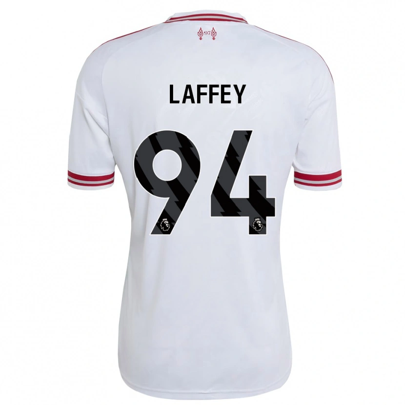 Danxen Niño Camiseta Michael Laffey #94 Rojo Blanco 2ª Equipación 2026/27 La Camisa