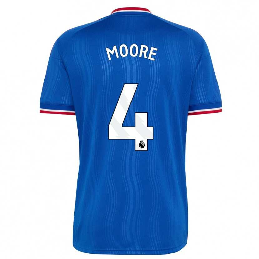 Danxen Niño Camiseta Jade Moore #4 Azul Blanco Rojo 2ª Equipación 2026/27 La Camisa