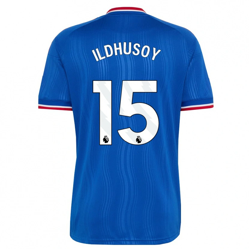 Danxen Niño Camiseta Celin Bizet Ildhusoy #15 Azul Blanco Rojo 2ª Equipación 2026/27 La Camisa
