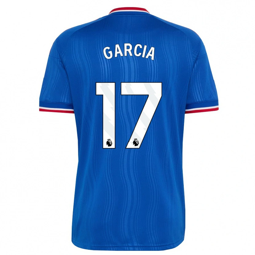Danxen Niño Camiseta Lucia Garcia #17 Azul Blanco Rojo 2ª Equipación 2026/27 La Camisa