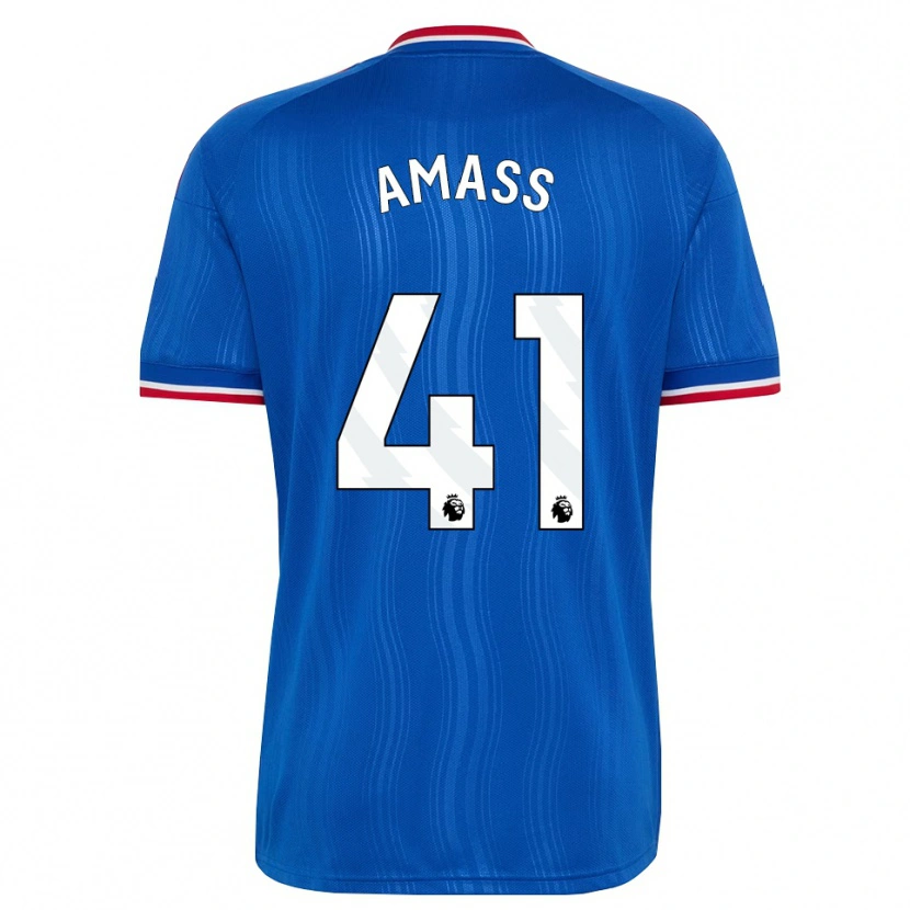 Danxen Niño Camiseta Harry Amass #41 Azul Blanco Rojo 2ª Equipación 2026/27 La Camisa