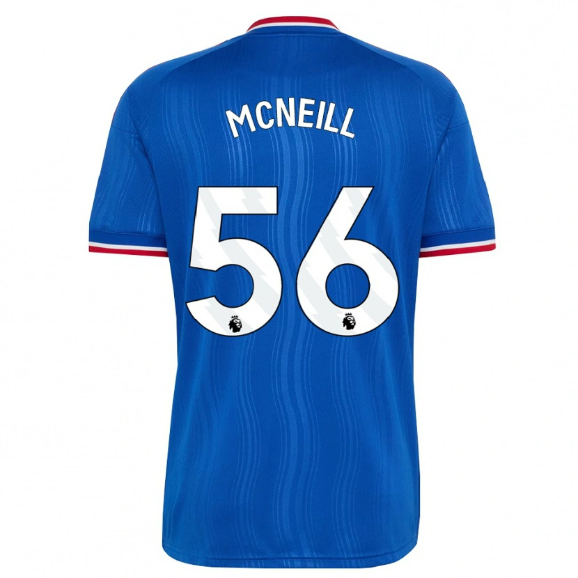 Danxen Niño Camiseta Charlie Mcneill #56 Azul Blanco Rojo 2ª Equipación 2026/27 La Camisa