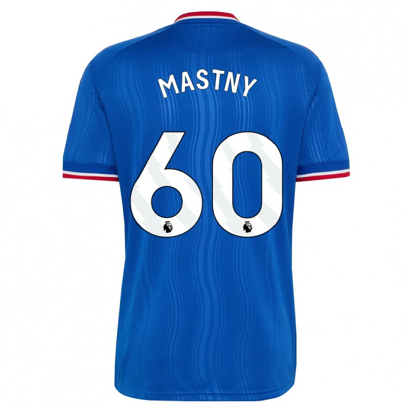 Danxen Niño Camiseta Ondrej Mastny #60 Azul Blanco Rojo 2ª Equipación 2026/27 La Camisa