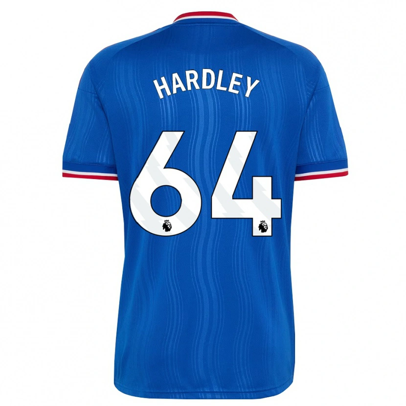 Danxen Niño Camiseta Bjorn Hardley #64 Azul Blanco Rojo 2ª Equipación 2026/27 La Camisa