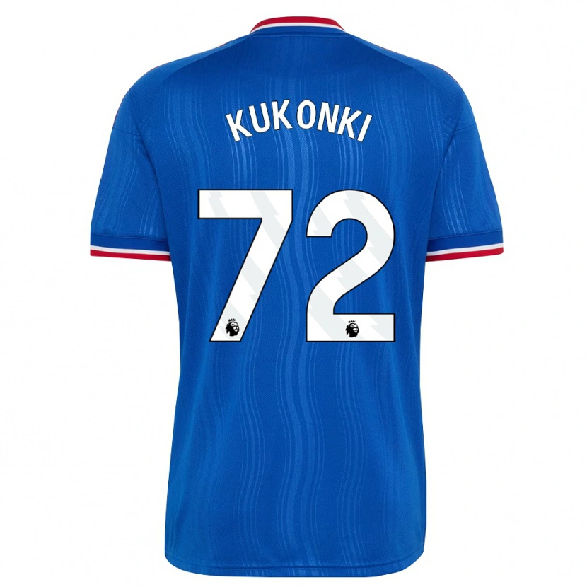 Danxen Niño Camiseta Godwill Kukonki #72 Azul Blanco Rojo 2ª Equipación 2026/27 La Camisa