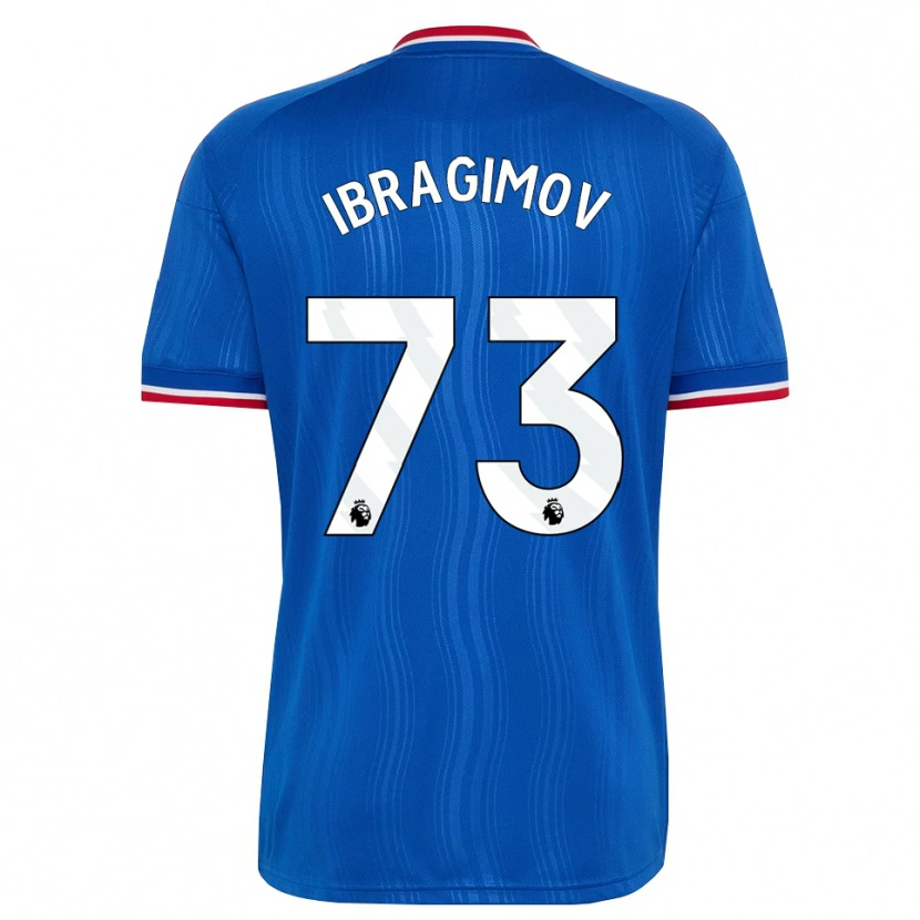 Danxen Niño Camiseta Amir Ibragimov #73 Azul Blanco Rojo 2ª Equipación 2026/27 La Camisa