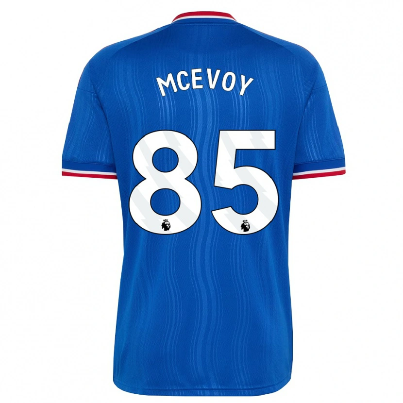 Danxen Niño Camiseta Jay Mcevoy #85 Azul Blanco Rojo 2ª Equipación 2026/27 La Camisa