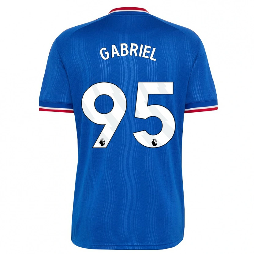 Danxen Niño Camiseta Jj Gabriel #95 Azul Blanco Rojo 2ª Equipación 2026/27 La Camisa