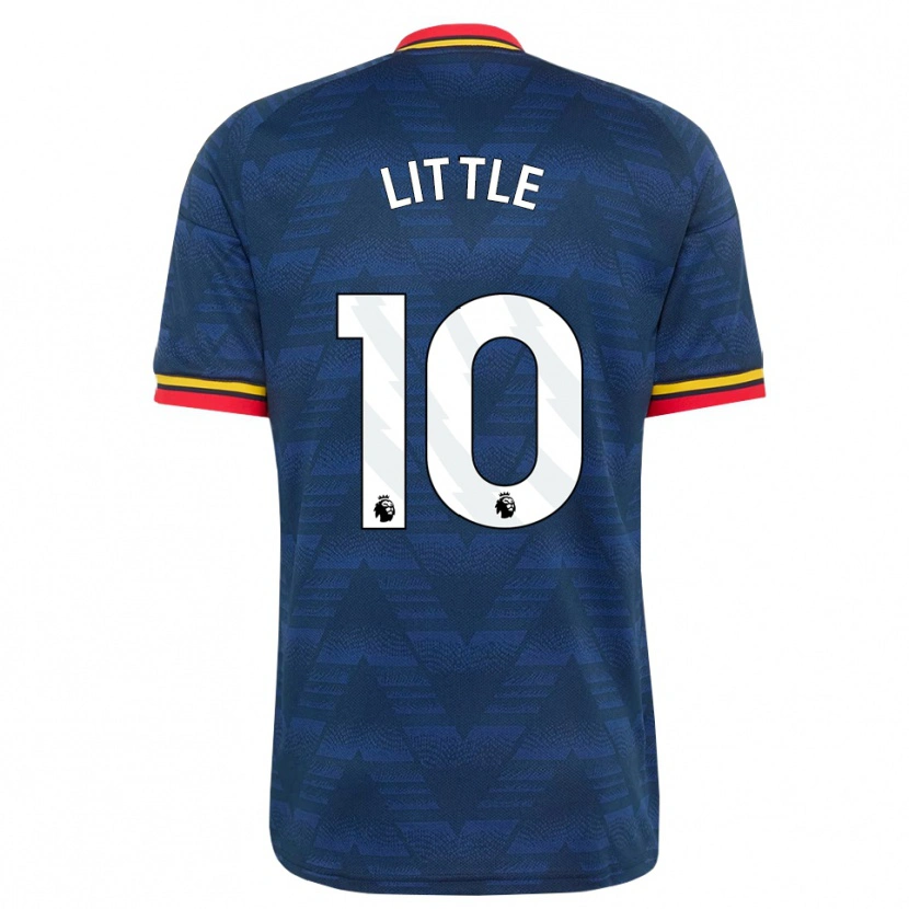 Danxen Niño Camiseta Kim Little #10 Azulmedianoche Amarillo Rojo 2ª Equipación 2026/27 La Camisa