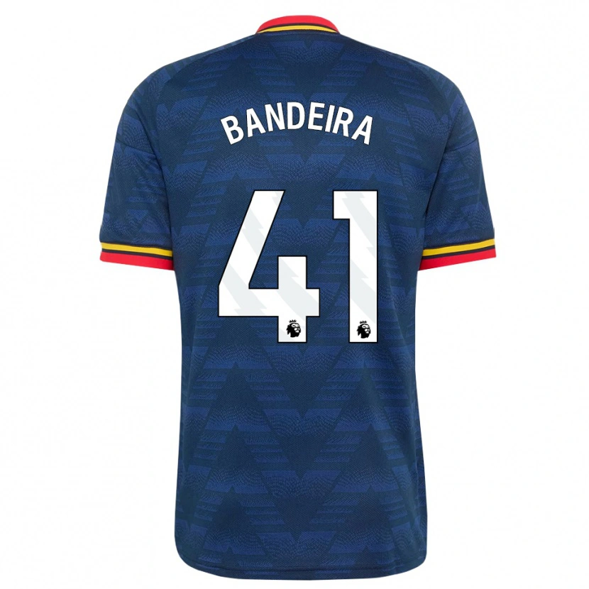 Danxen Niño Camiseta Mauro Bandeira #41 Azulmedianoche Amarillo Rojo 2ª Equipación 2026/27 La Camisa