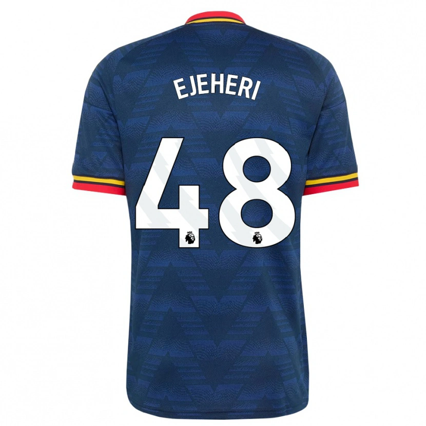 Danxen Niño Camiseta Ovie Ejeheri #48 Azulmedianoche Amarillo Rojo 2ª Equipación 2026/27 La Camisa