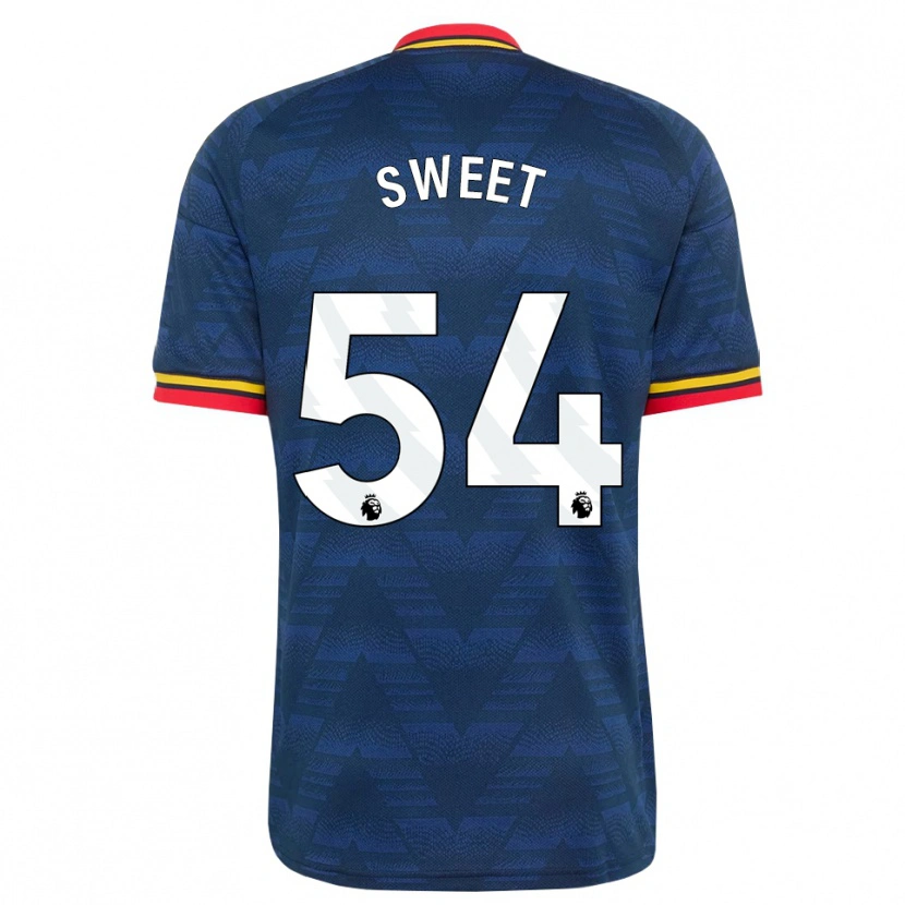 Danxen Niño Camiseta Will Sweet #54 Azulmedianoche Amarillo Rojo 2ª Equipación 2026/27 La Camisa