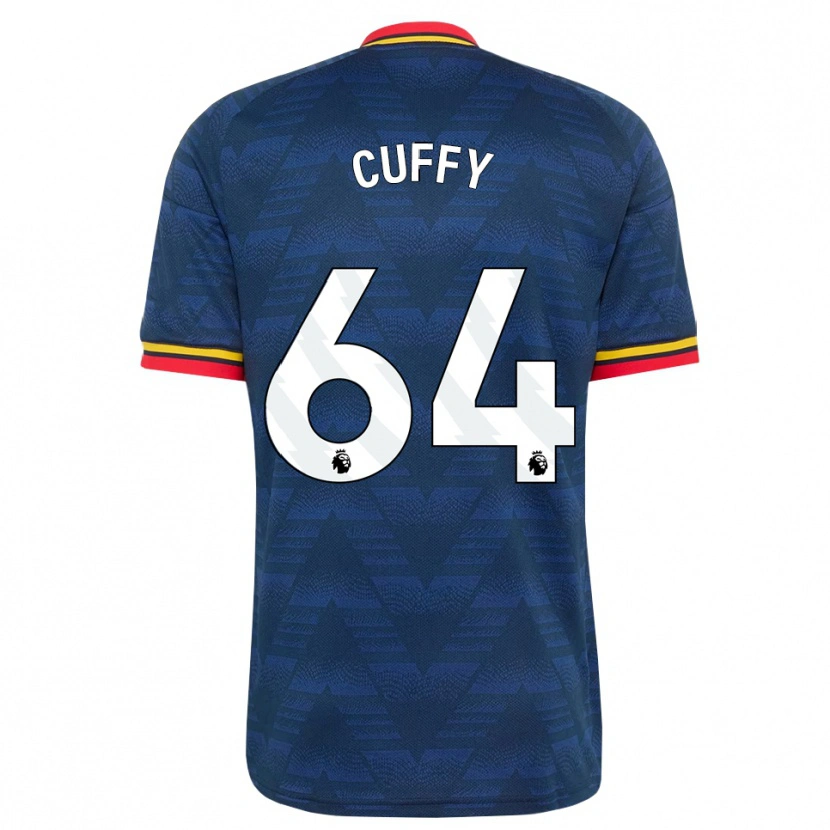 Danxen Niño Camiseta Brooke Norton Cuffy #64 Azulmedianoche Amarillo Rojo 2ª Equipación 2026/27 La Camisa